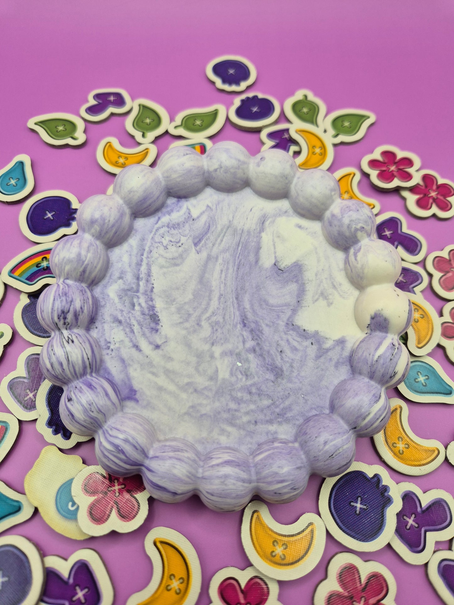 Plateau bulle rond