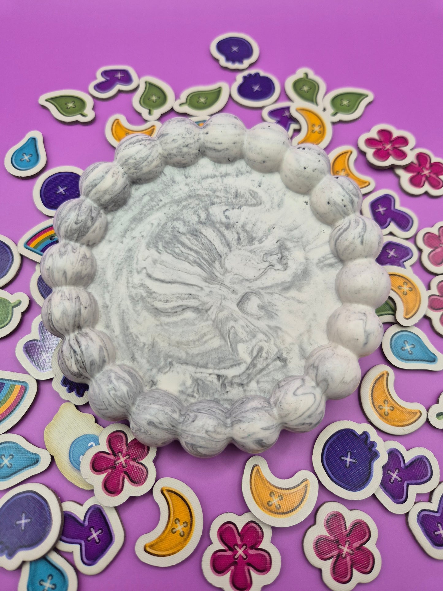 Plateau bulle rond