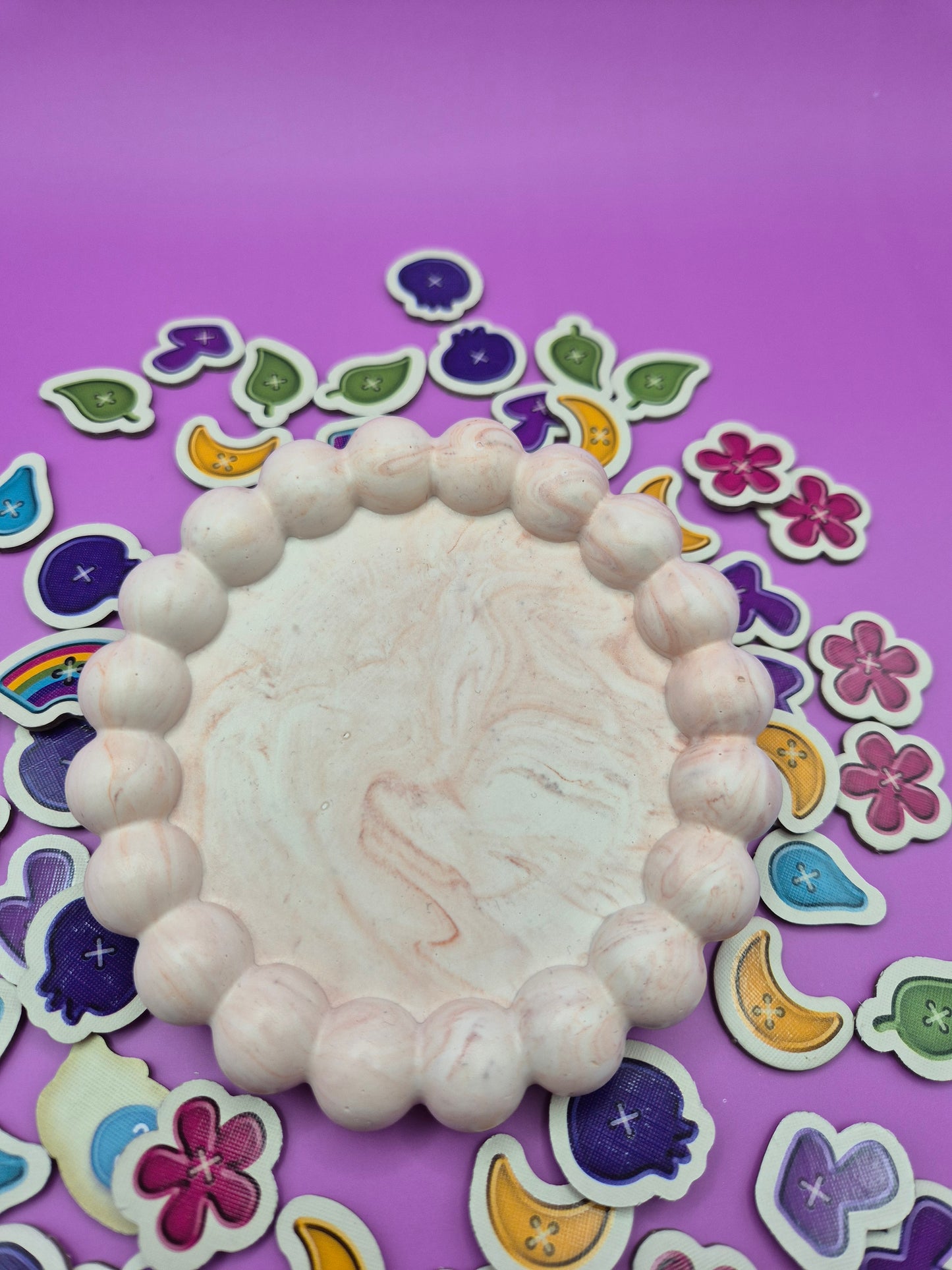 Plateau bulle rond