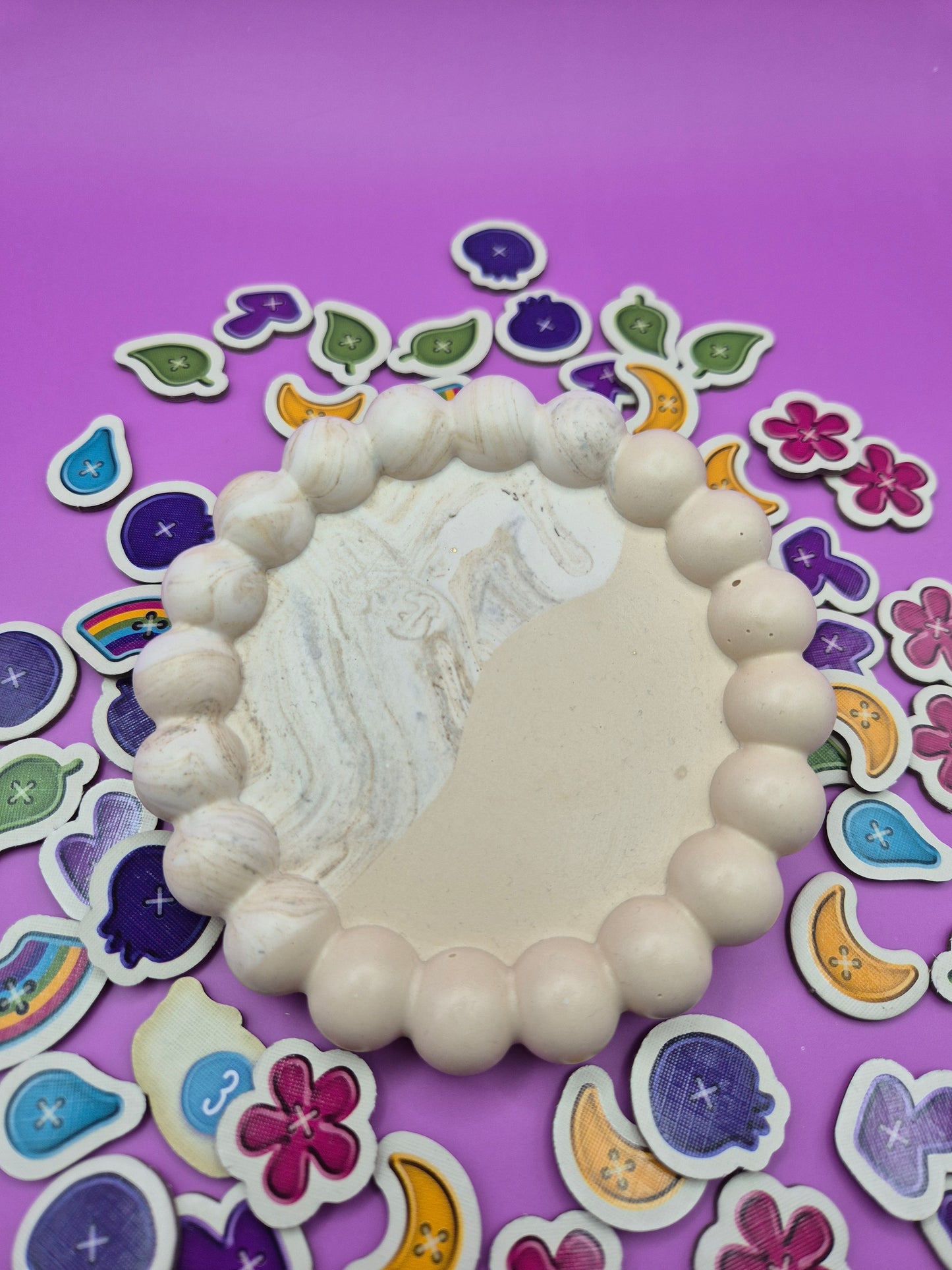 Plateau bulle rond