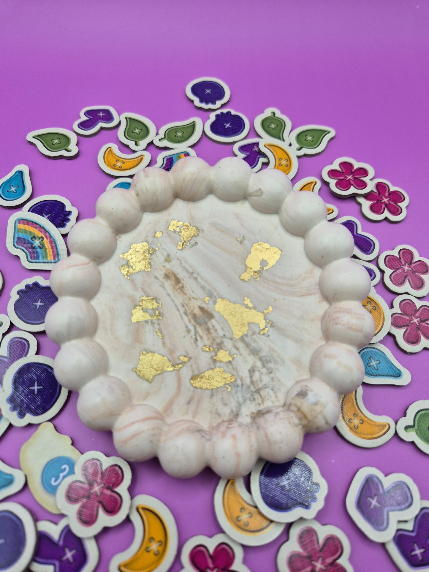 Plateau bulle rond