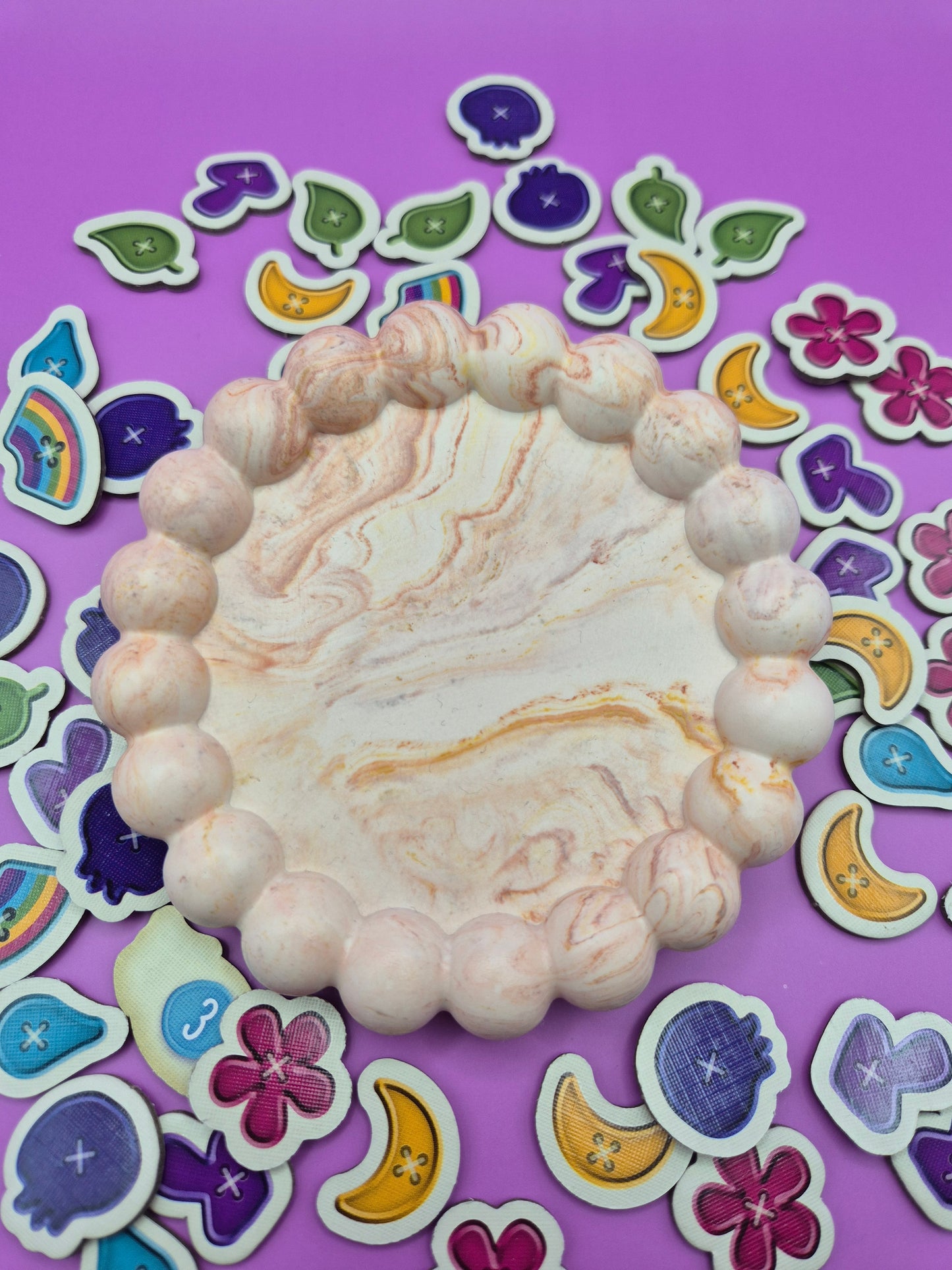 Plateau bulle rond