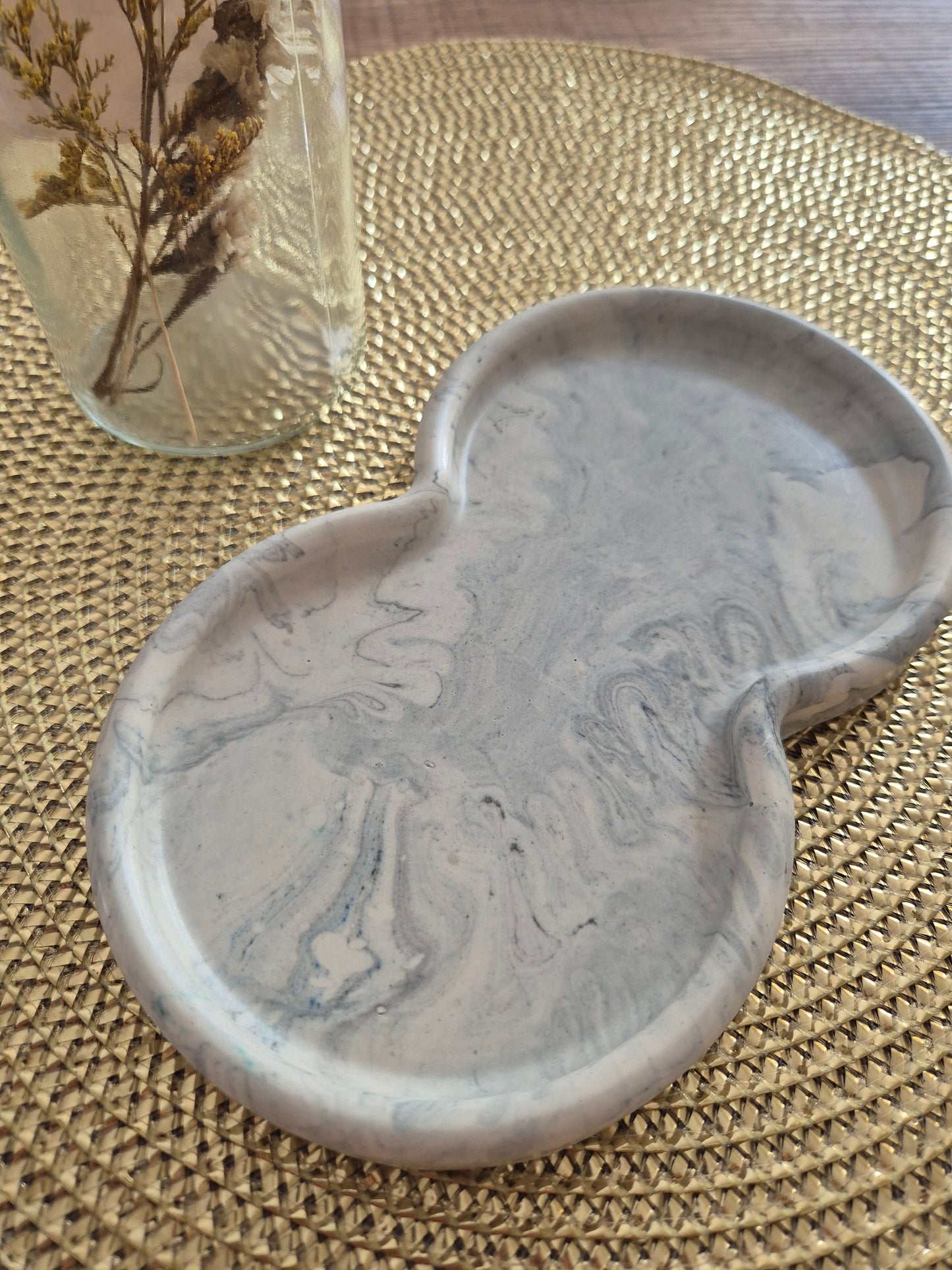 plateau double rond