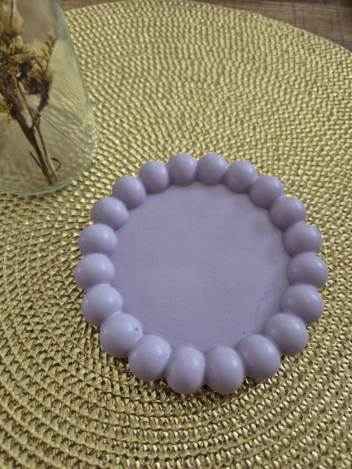 Plateau bulle rond